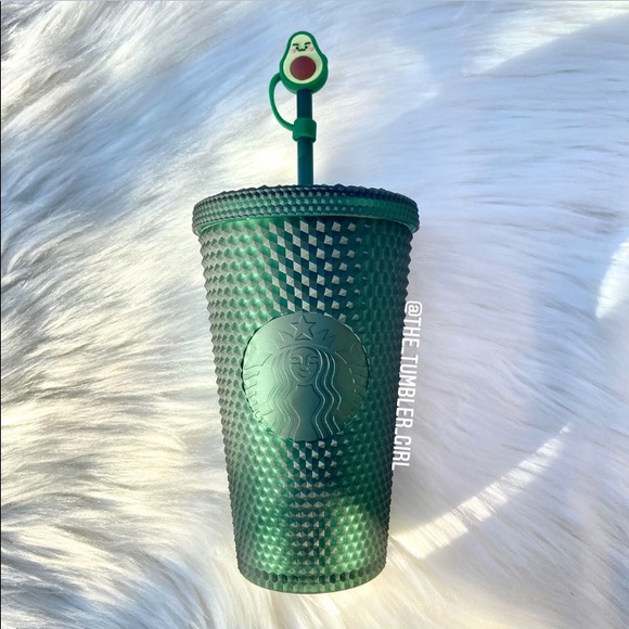 Starbucks Other - 💚NEW💚Starbucks Army Green Soft Touch Studded Grande Tumbler 16oz